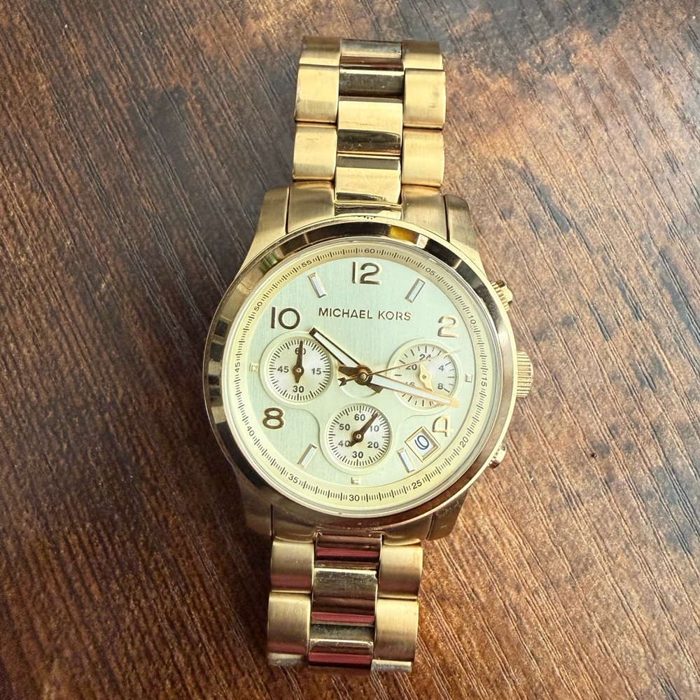 Michael Kors Gold Chronograph Watch MK-5055